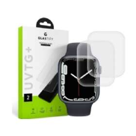 Glastify Apple 2-Pack Härdat glas Watch 7/8 (45mm) Clear