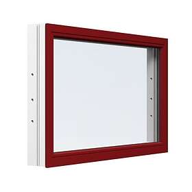 Skånska Byggvaror Energi Aluminium Fast fönster Röd, 6, 20 3028-21536