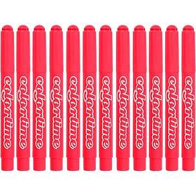 Colortime tuschpennor, spets 5 mm, rosa, 12 st./ 1 förp.