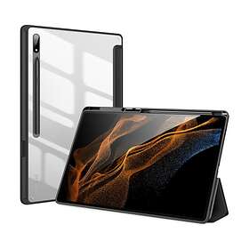 Dux Ducis Galaxy Tab S8 Ultra Skal Toby Armored Flip Smart Svart