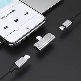 Hoco adapter audio 2in1 iPhone Lightning 8-pin