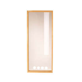 TylöHelo Bastufönster 6L 506x1781 mm GLASPARTI ASP 6L/v BRONS 95113828