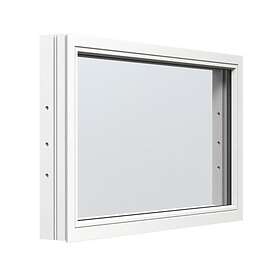 Skånska Byggvaror Energi Aluminium Fast fönster Vit, 12, 13 3028-154