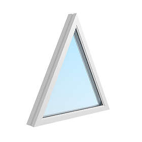 Skånska Byggvaror Energi Aluminium Trekantigt fönster, pyramid 7, 5 3238-104