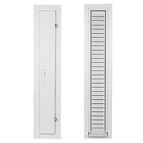 Skånska Byggvaror Både vänster- och högerhängda Vädringslucka till Energi trä 15, Vit, Högerhängd 3409-92