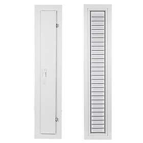 Skånska Byggvaror Både vänster- och högerhängd Vädringslucka till Energi alu 12, Vit, Högerhängd 3409-6