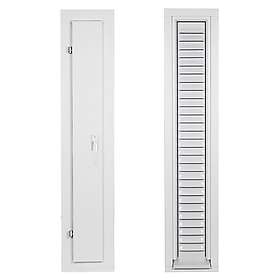 Skånska Byggvaror Både vänster- och högerhängda Vädringslucka till Energi trä 15, Vit, Vänsterhängd 3409-103