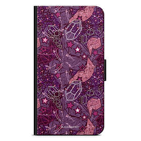 Bjornberry Sony Xperia 10 Plus Plånboksfodral - Lila Stjärnor