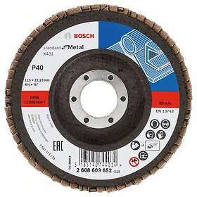 Bosch Flap Disc Standard for Metal X431 125 mm P60