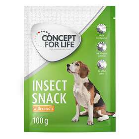 Concept for Life Ekonomipack: Insect Snack 3 x 100g Morötter