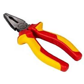 Brüder Mannesmann M10601, Linjetång, Krom-vanadiumstål, PVC, orange, gul, 1500 V