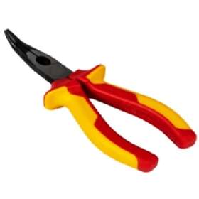 Brüder Mannesmann M10605, Låsringstång, Kromvanadinstål, PVC, Orange, Gul, 1500 V