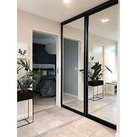 Elfa Skjutdörr Artic Plain Trämelamin. Profil: Vit 8500ArticPlain195