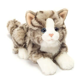 Teddy Hermann Katt liggande 20cm