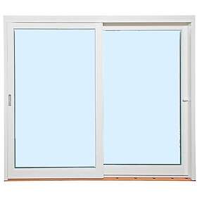 Skånska Byggvaror Med skjutdörr 2 fält Fasadparti Aluminium 29, 20, Vänster 3281-62