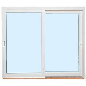 Skånska Byggvaror Med skjutdörr 2 fält Fasadparti Trä 20, 21, Vänster 3280-73