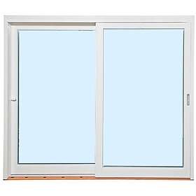 Skånska Byggvaror Med skjutdörr 2 fält Fasadparti Aluminium 28, 20, Höger 3281-18