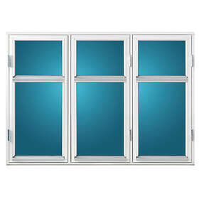 Skånska Byggvaror Tradition Kultur Sidohängt fönster 20, 15, Isolerglas 1,7 3451-38