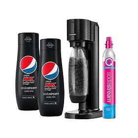 SodaStream Gaia (Inkl. patron + 1L flasker + Pepsi Max)