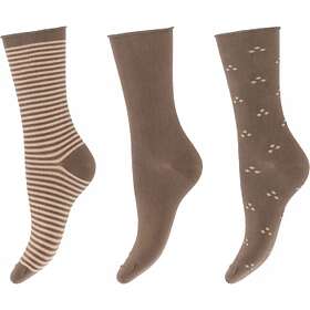 Decoy Strumpor 3P Cotton Fineknit Socks (Dame)