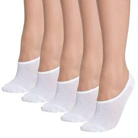 Decoy Strumpor 5P Footies Quick Dry Vit (Dame)