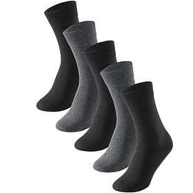 Schiesser Strumpor 5P Men Socks Grå/Svart Strl 43/46 Herr