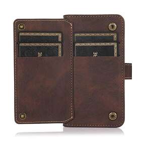 iPhone 14 Plånboksfodral Flip Coffee