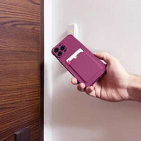 Armor Korthållare Skal iPhone 12 Röd