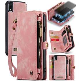 Caseme iPhone XR Plånboksfodral Detachable Rosa