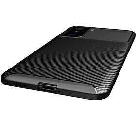 Carbon Fiber Mobilskal till Samsung Galaxy S21 Ultra Brun