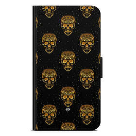 Bjornberry Samsung Galaxy S22 5G Fodral - Gold Skulls