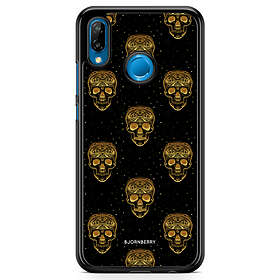 Bjornberry Huawei P20 Lite Skal - Gold Skulls