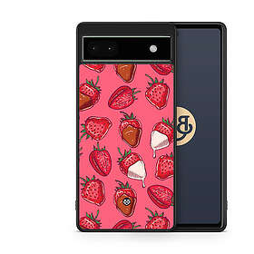 Bjornberry Google Pixel 6a Skal - Jordgubbar & Choklad