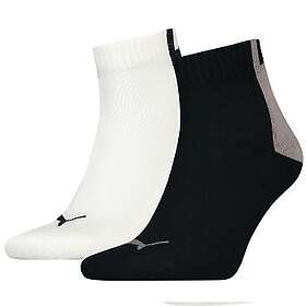 Puma 2-pack Men Logo Block Quarter Socks