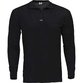 Dovre Wool Long Sleeve With Zipper Black Medium