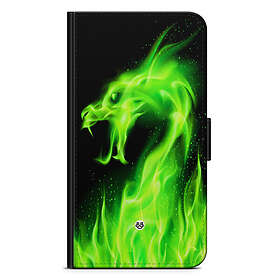 Bjornberry OnePlus 10T Fodral - Grön Flames Dragon