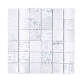 XCM Glas Mosaik WL18 vit 29,8x29,8 cm