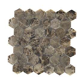 MOS aik natursten HXN 2909 brun 29,8 x 30,5 cm