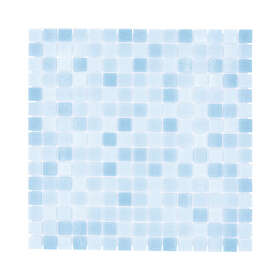 MOS Glas GM A 331P blå 32,7x30,5 cm
