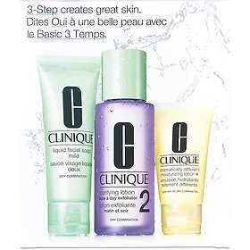 Clinique 3-Step Skin Care Intro Set, Type 2, 180ml