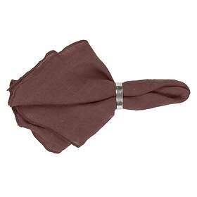 Broste Copenhagen Gracie linneservett aubergine