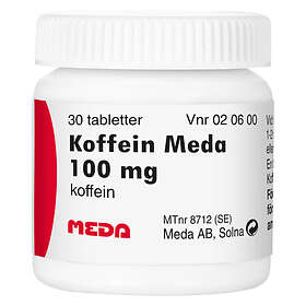Meda Koffein 100mg 30 Tabletter