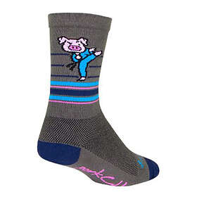 Sockguy Porkchop Crew 6´´ Socks Grå EU 37-42 Man