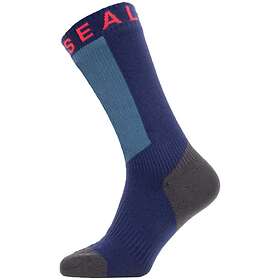 Sealskinz Warm Weather Hydrostop Wp Mid Socks Blå EU 43-46 Man