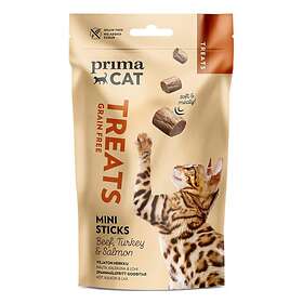 PrimaCat Softy Grain Free Mini Sticks Beef, Turkey & Salmon 50g