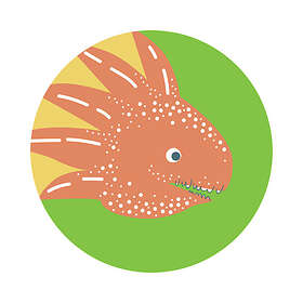 Komar Fototapet Little Dino Proto grön D1-069