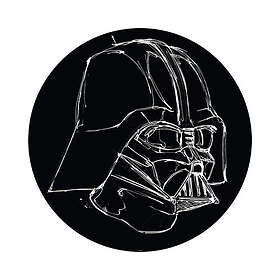 Komar Fototapet Star Wars Ink Vader svart DD1-021