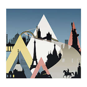 Komar Fototapet Seightseeing vit IAX6-0025