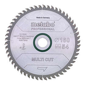 Metabo Sågblad "Multi Cut Professional"150X20, Z36 Wz 10°