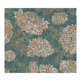 A.S. Creation Tapet Blom xl grön-guld 10,05x0,53m
